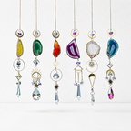 CouldNook Assorted Crystal Suncatcher - Varied Hanging Prism Designs