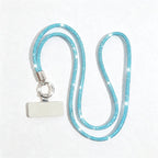 CouldNook Rhinestones Set Neck Phone Lanyard with Slender Stone-Set Line