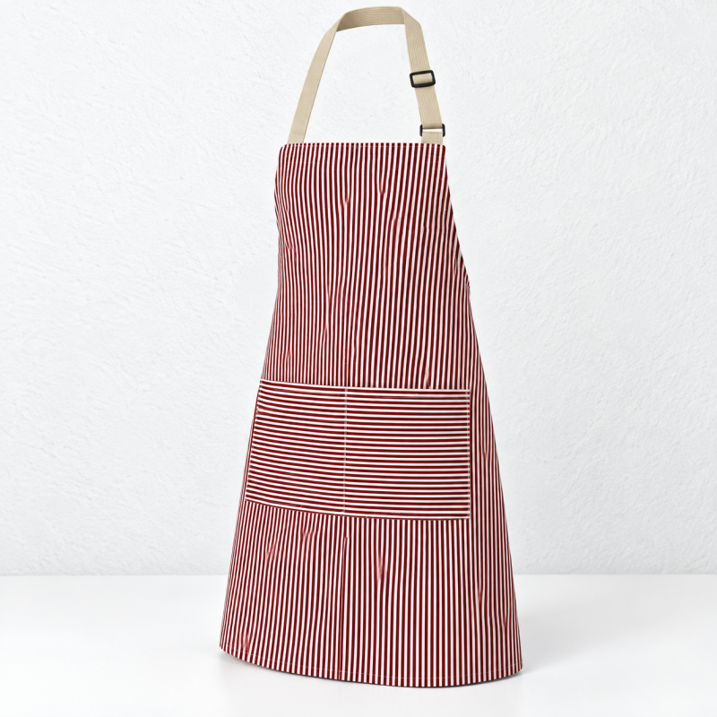 CouldNook Striped Cooking Apron - Adjustable Neck Strap