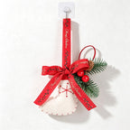 CouldNook Christmas Hanging Ornament - Layered Bow and Bell Detail