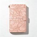 CouldNook 3-in-1 Embossed Floral A6 Notebook‑Vintage Refillable Journal