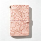 CouldNook 3-in-1 Embossed Floral A6 Notebook‑Vintage Refillable Journal