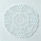 CouldNook Embroidered Lace Mat - Round and Oval Sizes