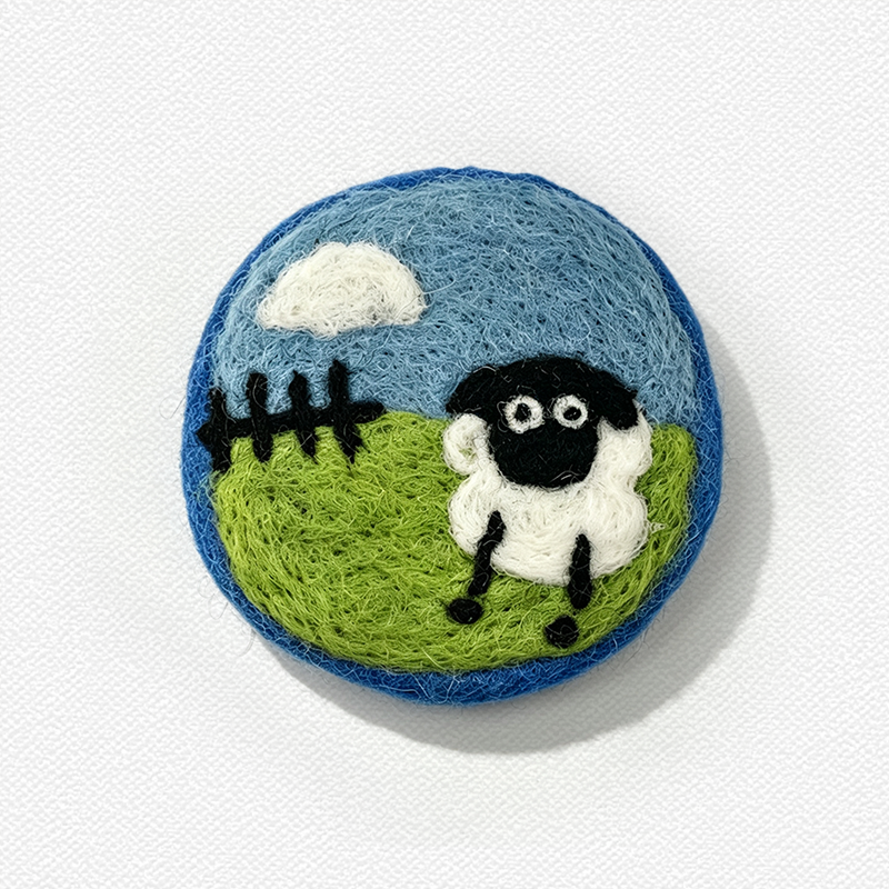 CouldNook Felt-Look Drink Coaster - Warm Table Accent