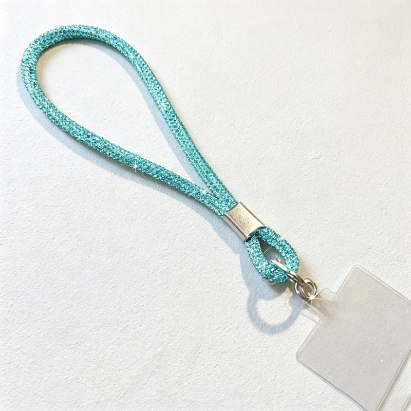CouldNook Rhinestones Set Phone Strap with Figure-Eight Links