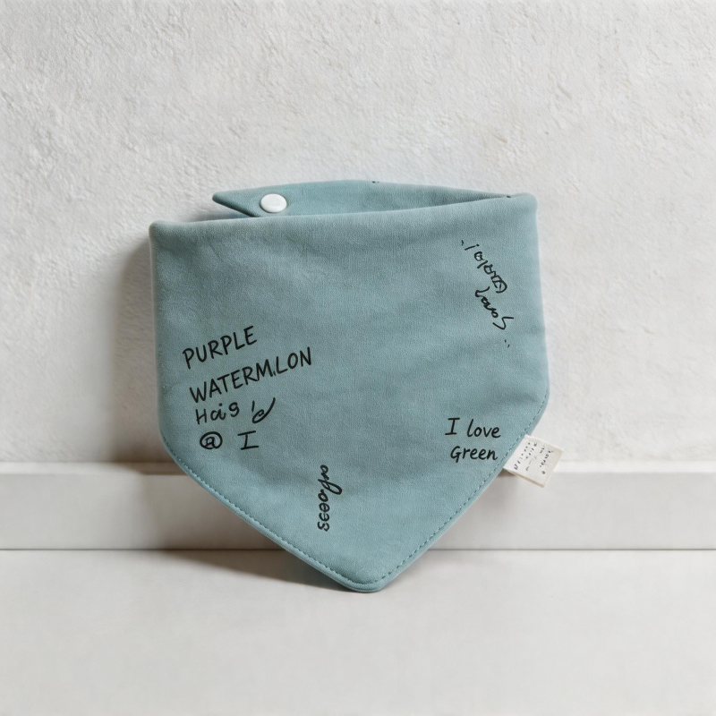 CouldNook Premium Cotton Baby Bandana Bibs - Pumpkin Moon Soft Series (5-Pack)