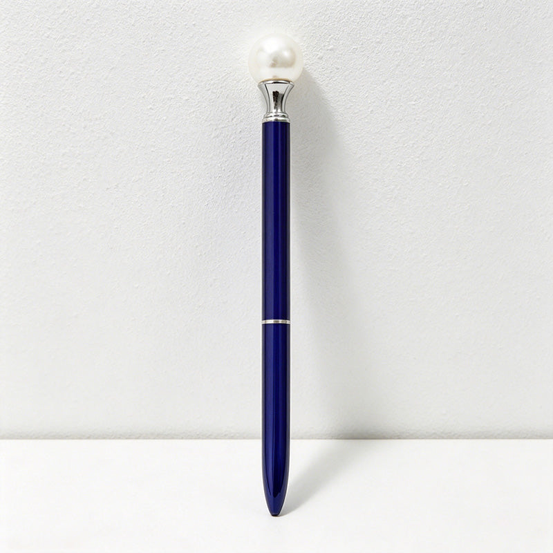 CouldNook Elegant Pearl Ballpoint Pen - Aesthetic Twist Metal Pen (1.0mm)