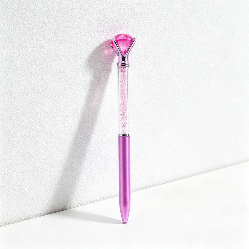 CouldNook Pen-Large Diamond Top Crystal Glitter Retractable Ballpoint Pen Custom Logo Gift Pen for Office Advertising