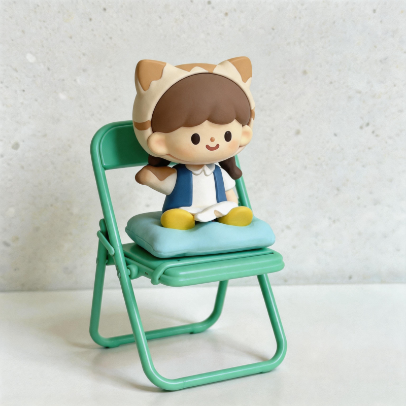 CouldNook Cute Chair-Shaped Foldable Phone Stand - Desk Decor & Phone Holder
