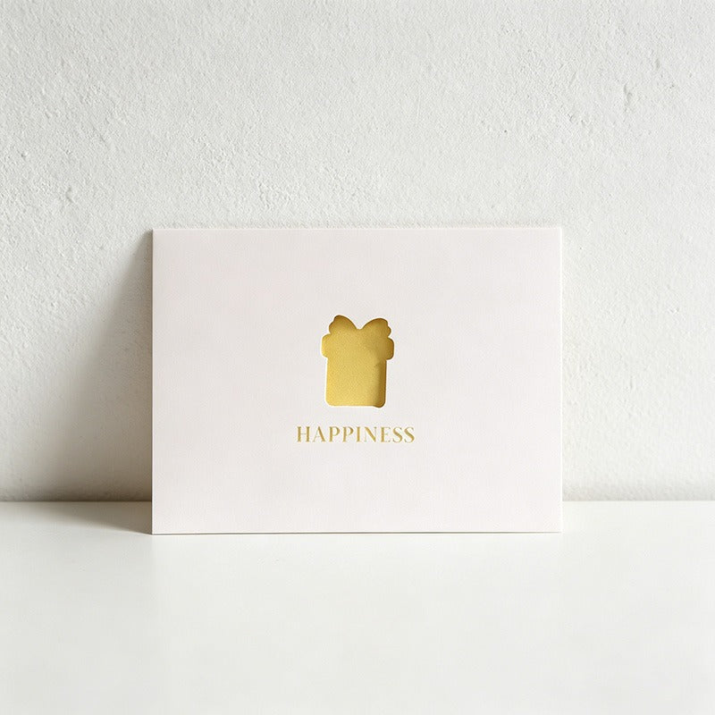 Simple Floral Greeting Card - Valentine's Day Birthday Thank You Card