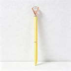 CouldNook Pen-Large Diamond Top Twist Retractable Metal Ballpoint Pen Custom Logo Gift Pen for Office Advertising School