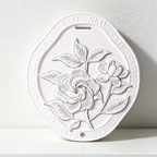 CouldNook Scented Plaster Tablet - Botanical Sketch Wardrobe & Car Pendant-Courtyard Gardenia