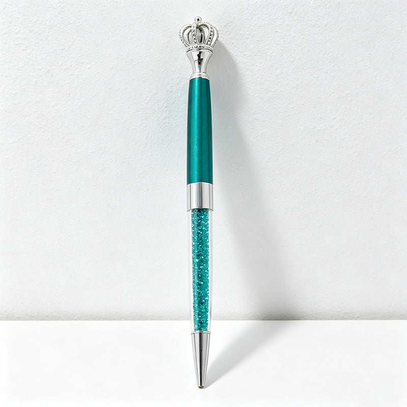 CouldNook Pen-Crown Top Retractable Metal Ballpoint Pen Cute Gift Pen for Students Office Wedding Favors