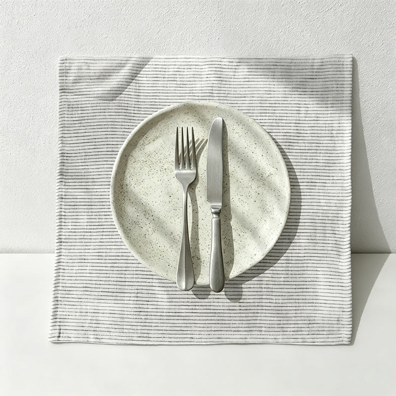CouldNook 100% Pure Linen Napkin - Premium Rustic Table Cloth
