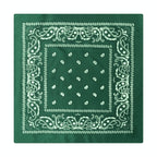 Paisley Print Culinary Bandanas - Polyester Square Headscarf(Set of 10)