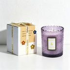 CouldNook Scented Candles - French Embossed Glass Scalloped Candle