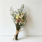 Mini Dried Flower Bouquet, Preserved Gypsophila Rose Baby's Breath Small Bouquet