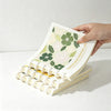 Green Floral / Blank Pages