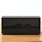 CouldNook 3D Fireplace Flame Essential Oil Diffuser with Remote Control