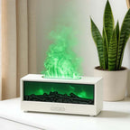 CouldNook 3D Fireplace Flame Essential Oil Diffuser with Remote Control