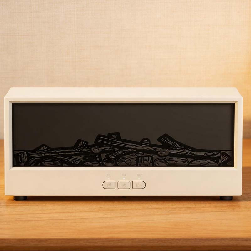 CouldNook 3D Fireplace Flame Essential Oil Diffuser with Remote Control