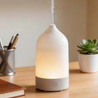 CouldNook Minimalist Vase Essential Oil Diffuser - 3-in-1 Humidifier & Night Light