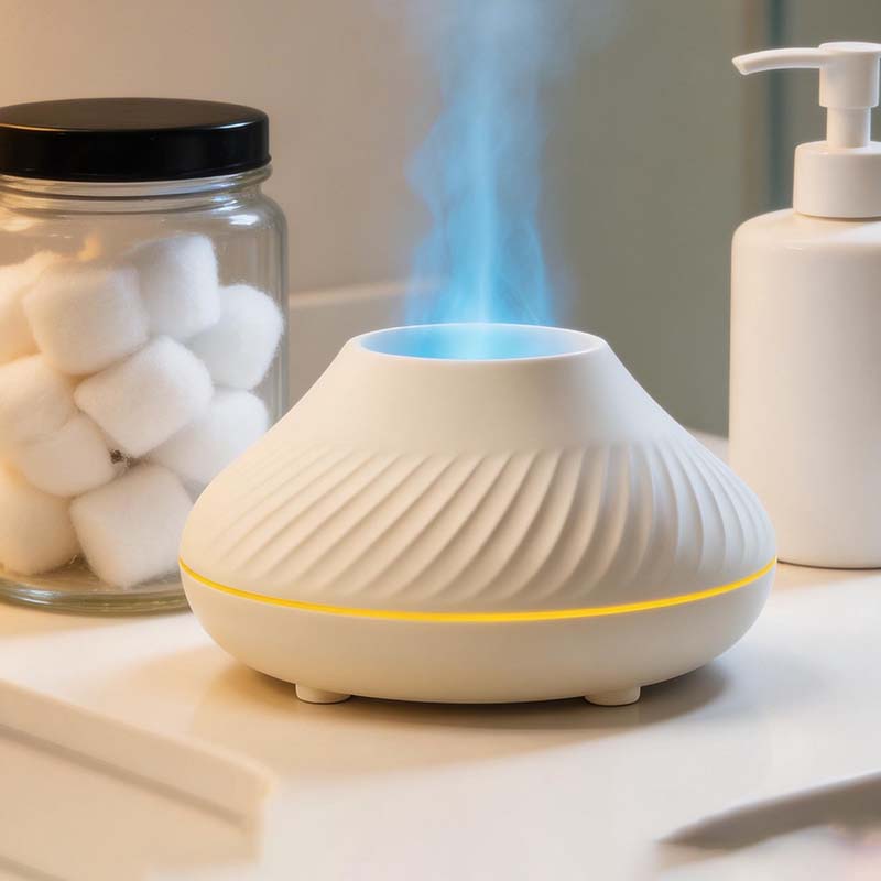 CouldNook Volcano 3D Flame Essential Oil Diffuser & Ambient Humidifier