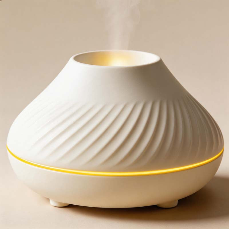 CouldNook Volcano 3D Flame Essential Oil Diffuser & Ambient Humidifier