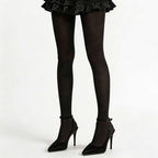 CouldNook 120D Opaque Tights - Anime-Style White Sheer Tights