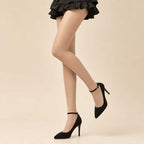 CouldNook 120D Opaque Tights - Anime-Style White Sheer Tights
