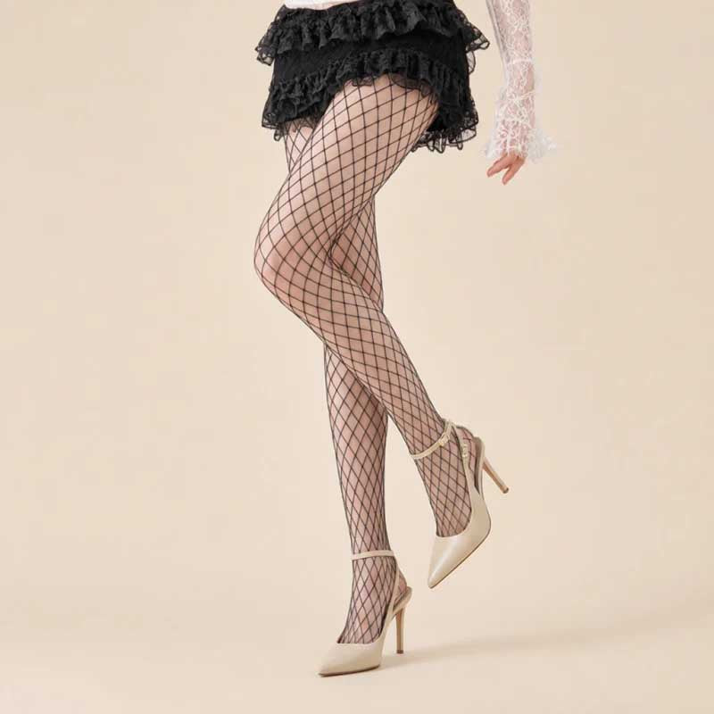 CouldNook Fishnet Tights - Sexy Hollow Mesh Stockings