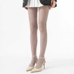 CouldNook Diamond Pattern Hollow Knit Tights - Sheer Stockings