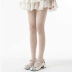 CouldNook Diamond Pattern Hollow Knit Tights - Sheer Stockings