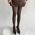 CouldNook Polka Dot Pattern Sheer Tights - Sweet See-Through Stockings