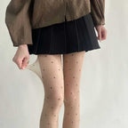 CouldNook Polka Dot Pattern Sheer Tights - Sweet See-Through Stockings