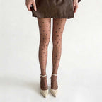 CouldNook Polka Dot Pattern Sheer Tights - Sweet See-Through Stockings