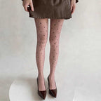 CouldNook Polka Dot Pattern Sheer Tights - Sweet See-Through Stockings