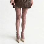 CouldNook Polka Dot Pattern Sheer Tights - Sweet See-Through Stockings