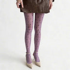 CouldNook Polka Dot Pattern Sheer Tights - Sweet See-Through Stockings