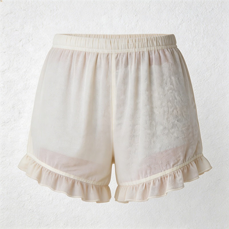 CouldNook Princess Style Chiffon & Modal Cami & Bloomers Pajama Set - Sweet Loungewear