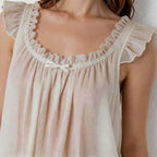CouldNook Princess Style Chiffon & Modal Cami & Bloomers Pajama Set - Sweet Loungewear