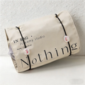 CouldNook "Nothing" Roll-Up Travel Toiletry Bag - 4-Compartment Foldable Makeup Organizer