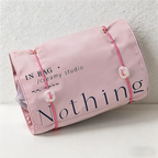 CouldNook "Nothing" Roll-Up Travel Toiletry Bag - 4-Compartment Foldable Makeup Organizer