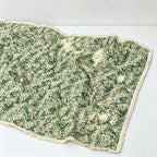 Vintage Floral Tassel Tablecloth & Picnic Blanket - Dual-Use Outdoor & Home Mat