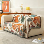 Bohemian Jungle Leopard Print Tassel Throw Blanket