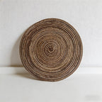 CouldNook Nordic Braided Cotton Placemat & Coaster - Heat Resistant Table Mat