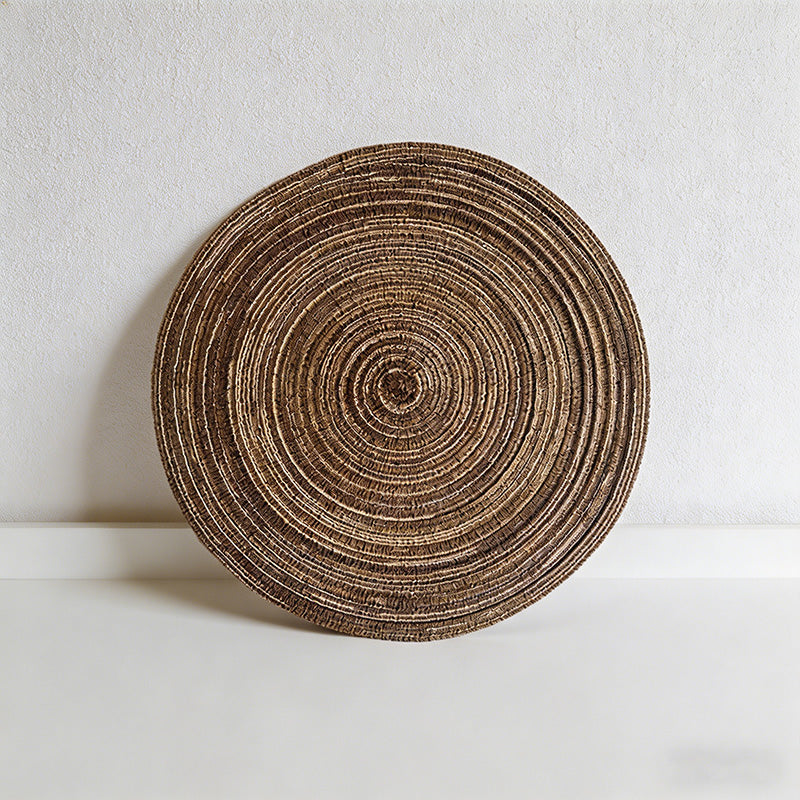 CouldNook Nordic Braided Cotton Placemat & Coaster - Heat Resistant Table Mat