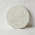 CouldNook Nordic Braided Cotton Placemat & Coaster - Heat Resistant Table Mat