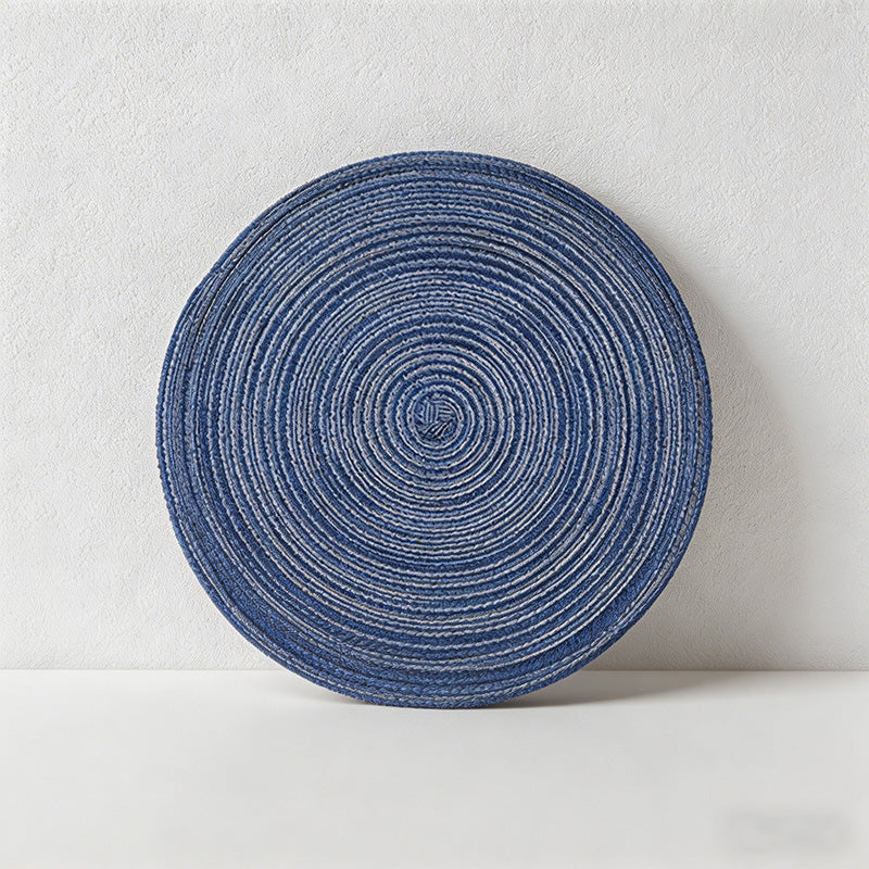 CouldNook Nordic Braided Cotton Placemat & Coaster - Heat Resistant Table Mat