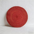 CouldNook Nordic Braided Cotton Placemat & Coaster - Heat Resistant Table Mat